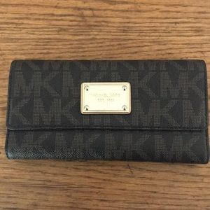 Authentic Michael Kors monogram wallet